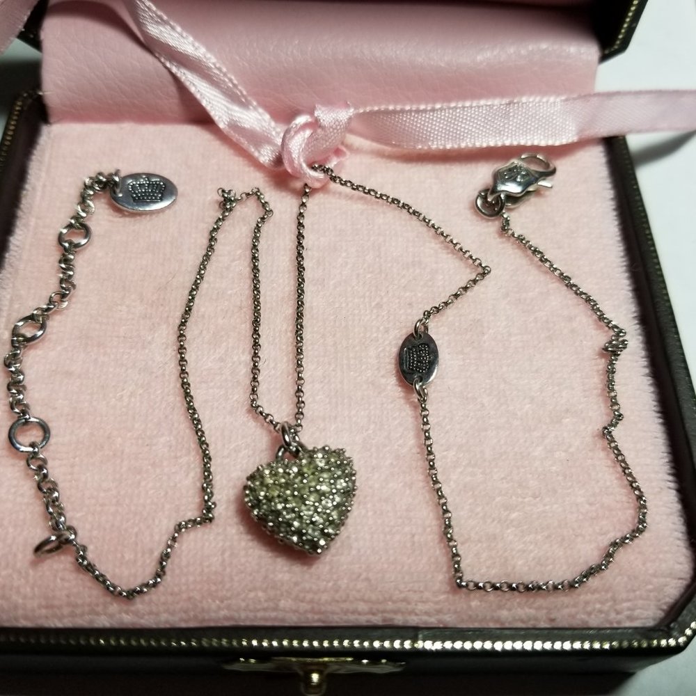 JUICY COUTURE Crown Wish Bangle Necklace